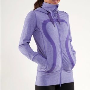 Lululemon purple Stride jacket, size 6